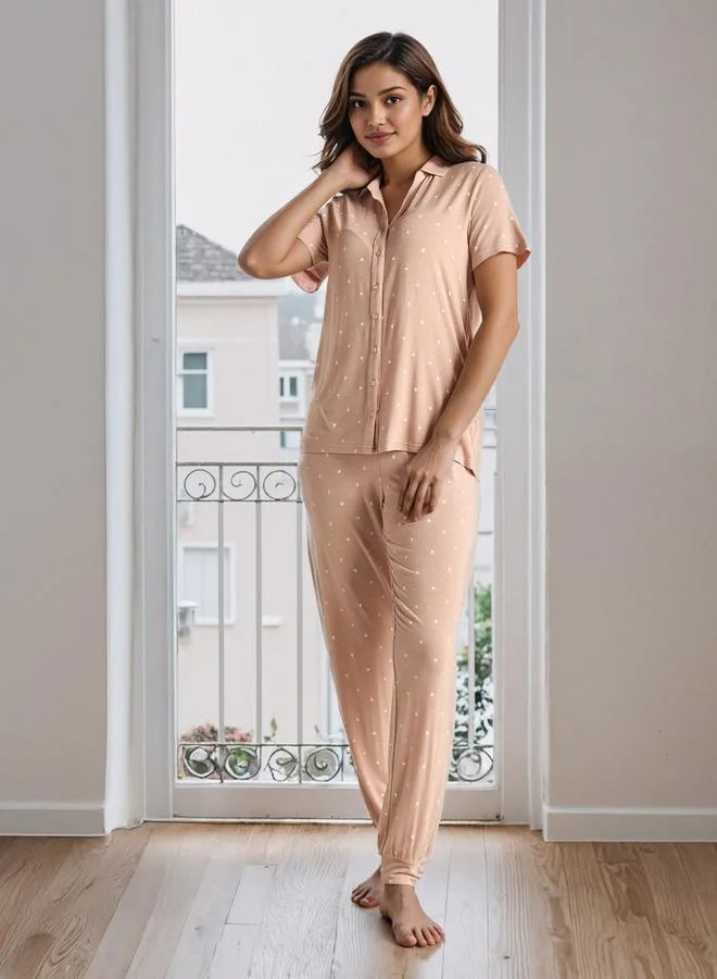 Splash FAV Printed Modal Pyjama Set