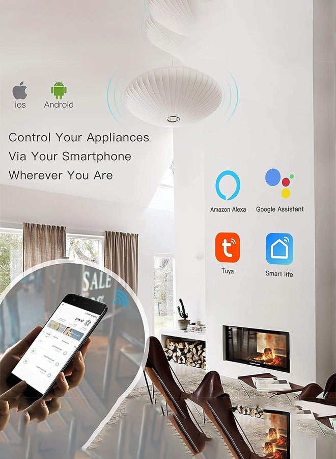 Wireless Smart Curtain Switch AC100-240V Smart Curtain Wall Switch - Image 2