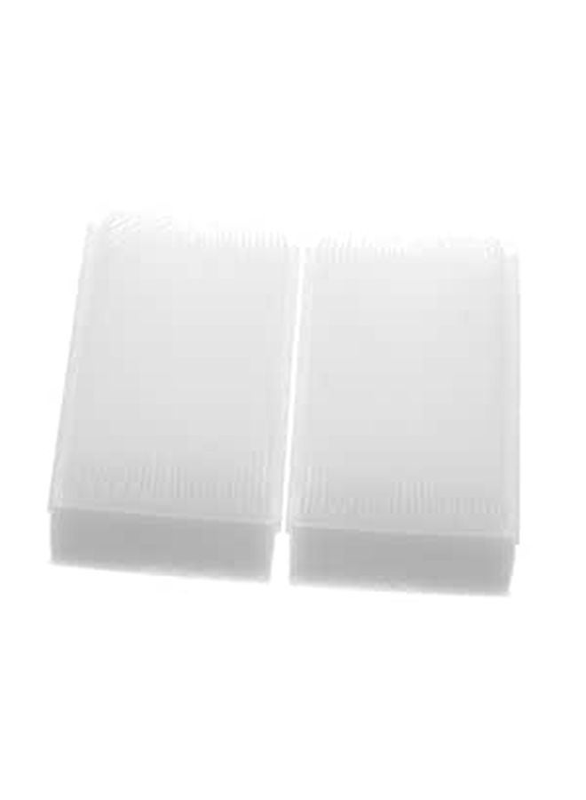 2Pcs Dual Sided Nail Cleaning Sponge Scrubber Brush With Soft Portable Head - Image 1
