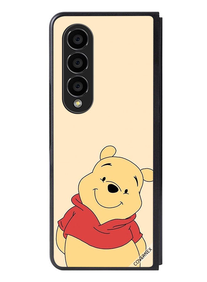 Covernex Protective Case Cover For Samsung Galaxy Z Fold 4 Bear In Happy Mode - Image 1