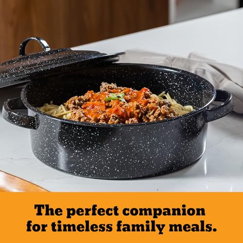 Granite Ware 6-Piece Enameled Steel Casserole Set with Lids, 3/5/6 Qt, Oven Safe to 935°F - Image 2
