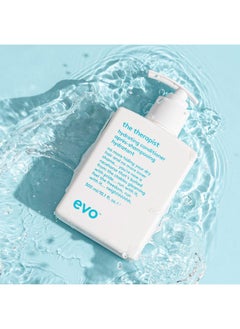 EVO EVO The Therapist Hydrating Conditioner - Hydrates, Strengthen and Softens Whilst Improving Shine - Protects Colour Treated Dry Hair, Helps to Detangle - 300ml / 10.1fl.oz  - Image 3