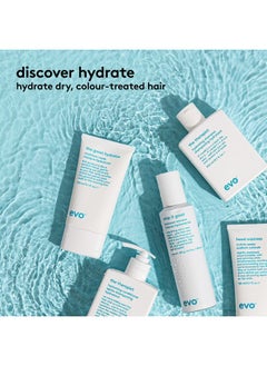 EVO EVO The Therapist Hydrating Conditioner - Hydrates, Strengthen and Softens Whilst Improving Shine - Protects Colour Treated Dry Hair, Helps to Detangle - 300ml / 10.1fl.oz  - Image 4