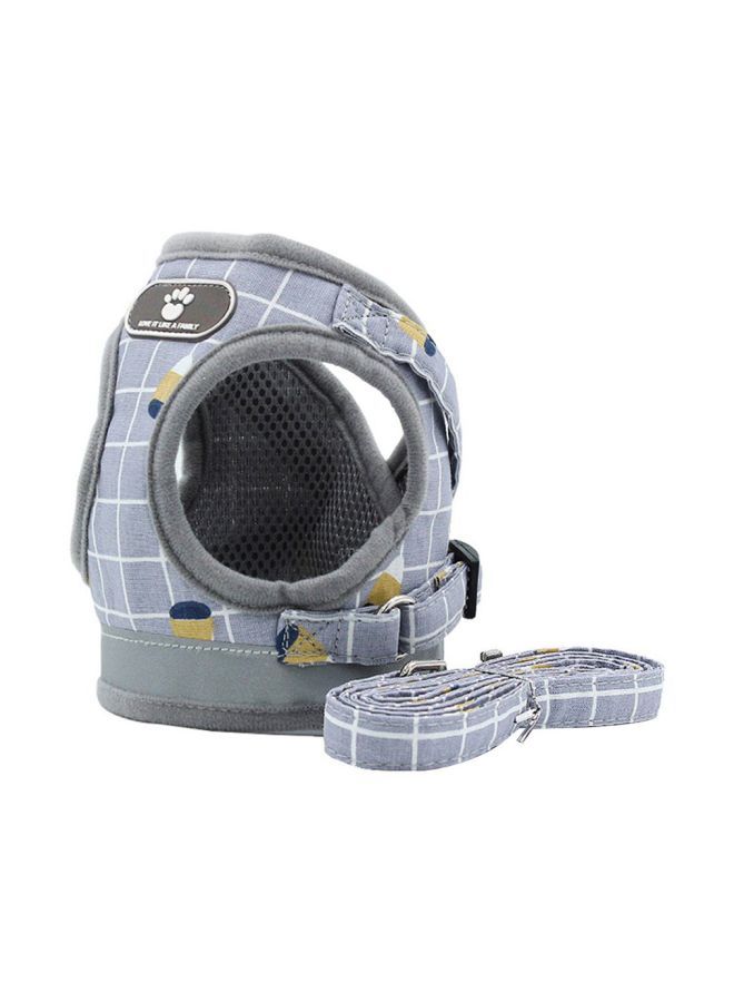 NIBEMINENT Reflective Breathable Leash Grey - Image 1