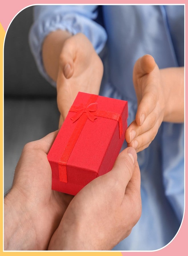 Inbagi 72 Pcs Jewelry Boxes Bulk Jewelry Gift Boxes with Lids Small Cardboard Gift Box for Rings Pendants Earring Necklaces Bracelet Anniversaries Weddings Birthdays 12 Colors 3.15 x 1.97 x 1.18 Inch - Image 4