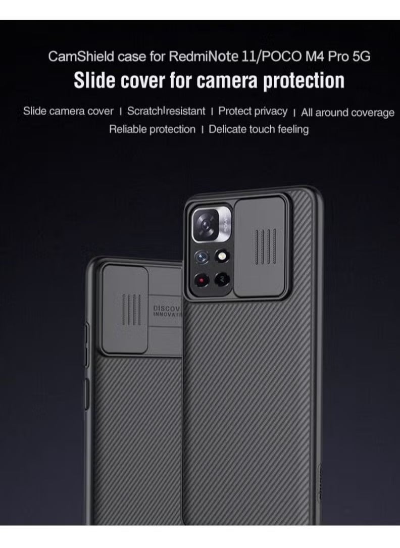 Dual Protection Cover Case for Xiaomi Redmi Note 11 5G & Poco M4 Pro 5G – Shockproof Slim Fit with Enhanced Grip - Image 4