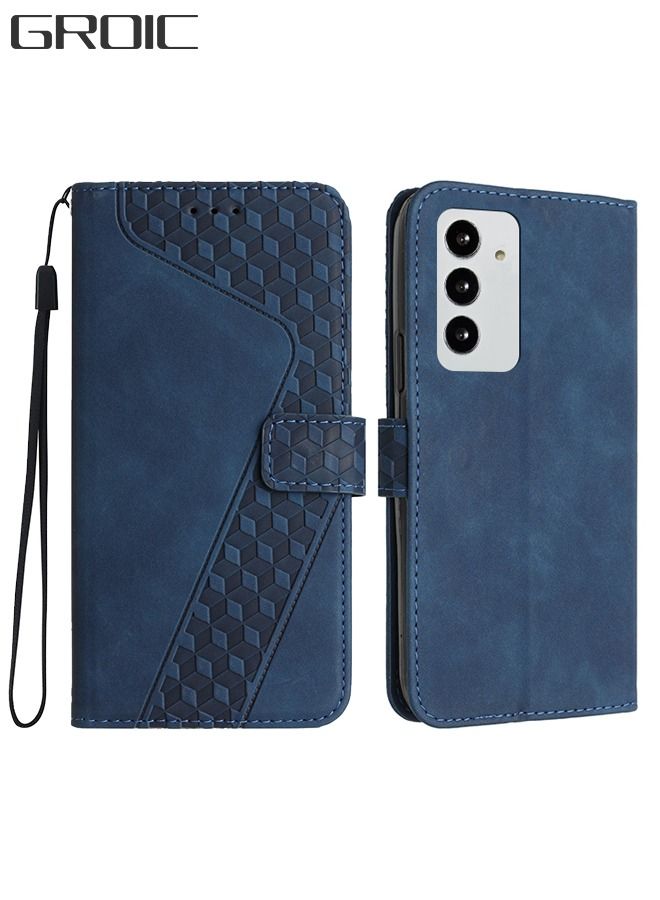 جرويك حافظة لهاتف سامسونج جالاكسي S23 بلس 6.6" محفظة مع حامل بطاقة ائتمان وحزام معصم، واقف عرض من الجلد مغناطيسي قابل للطي ومضاد للصدمات متوافق 6.1" - Image 1