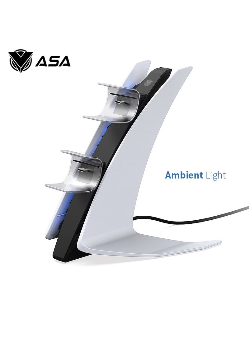 ASA Premium Dual USB Charging Dock Station Stand For PlayStation 5 - Image 2