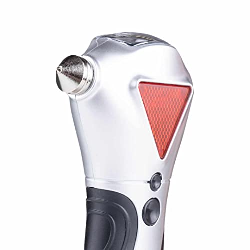 General Tools 7902 4-in-1 Car Escape Tool - Window Breaker, Seat Belt Cutter, Flashing Hazard Light, LED Flashlight - Image 2