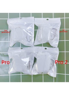 Generic Tpu Transparent Earphone Set Material For Apple Bluetooth Headset Pro2 Generation Airpods Bluetooth Headset Protective Cover-Color:PC Hard Shell + Pearlescent Bag + Mountaineering Buckle-Applicable Model:Airpods (1/2 Generation - With Ear Hooks) Second Generation  - Image 1