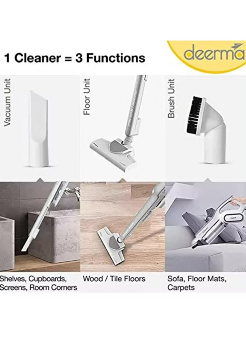 Deerma - DX700 2-In-1 Handheld Vacuum Cleaner With Large Capacity Dust Box Low Noise Triple Filter Vertical Dust Collector - Image 1