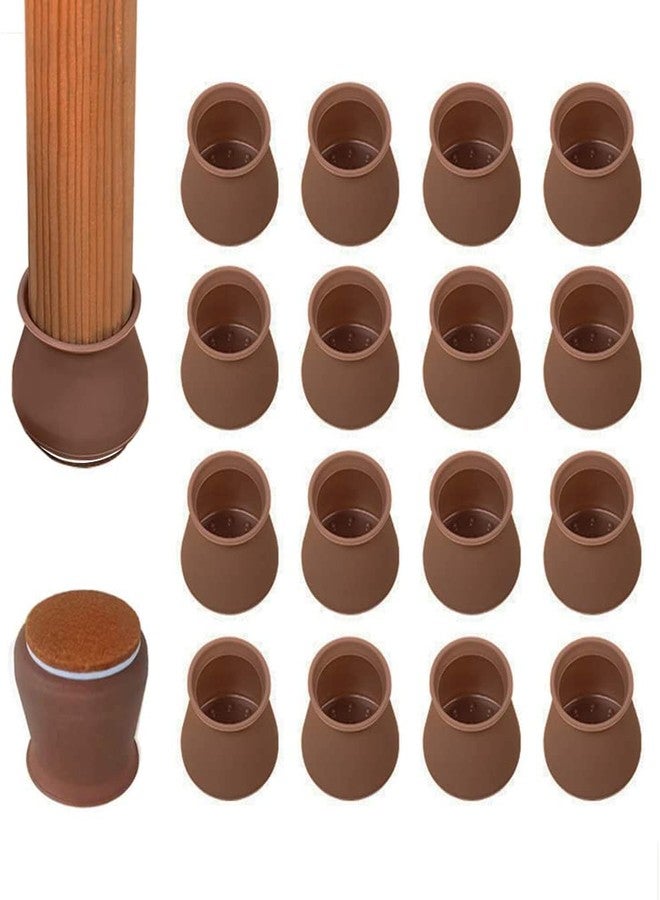 FALSHRUTI Silicone Chair Leg Floor Protectors – 8 Pcs | Rubber Chair Leg Caps Furniture Protector to Prevent Scratches, Reduce Noise, Anti-Slip | Furniture Leg Covers for Chair, Stool Table - Image 1