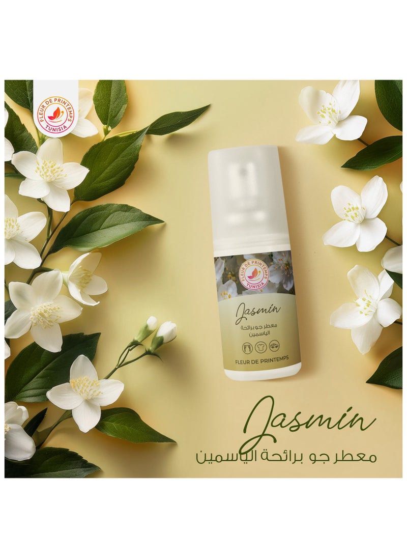 Fleur De Printemps Jasmine Air Freshener Spray | 30ml | Soft & Sensual Aroma | Gas-Free & Anti-Smoking | Ideal for Home, Car, Office  - Image 1