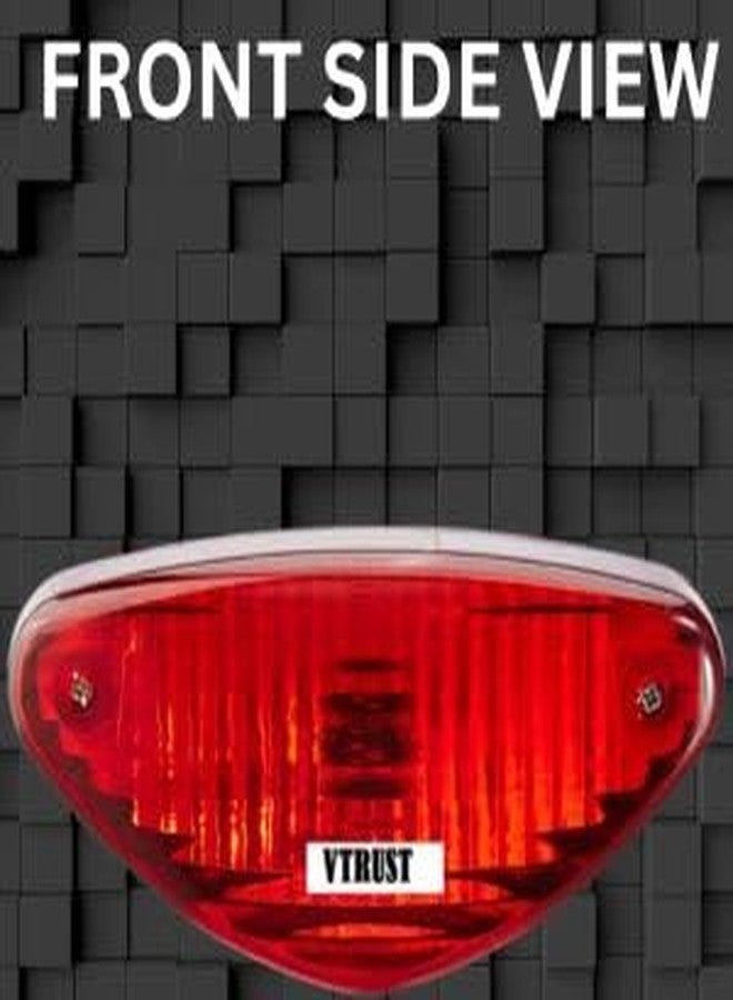 VTRUST Bike Tail Light Compatible for Bajaj Boxer CT/C 100B | Red Halogen Brake Lamp | Superior Durability & Sleek Finish - Image 4