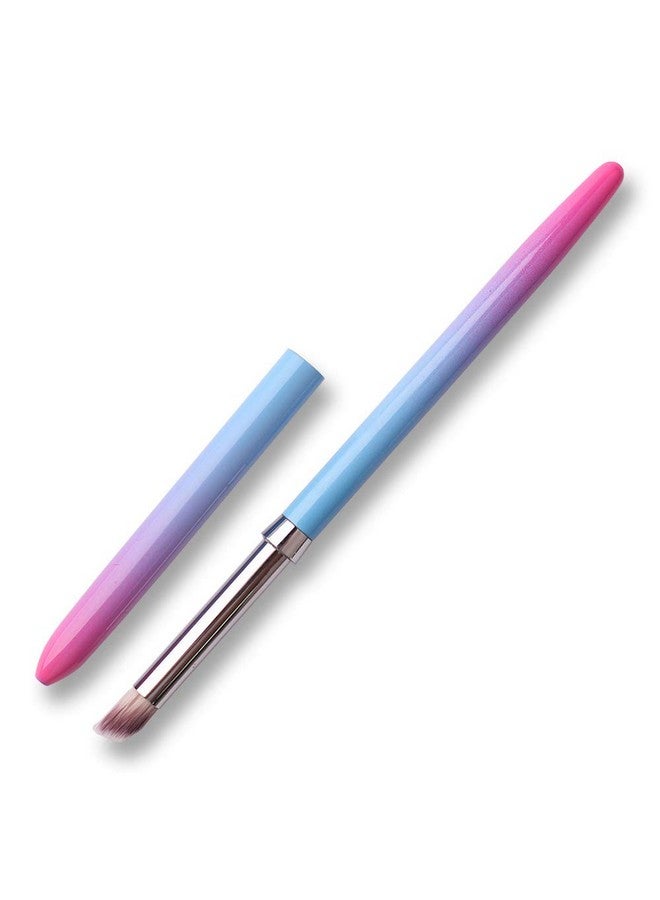SILPECWEE 1Pc Uv Gel Nail Ombre Brush Kolinsky Alloy Handle Nylon Hair Nail Art Gradient Painting Drawing Pen Manicure Brush Tools - Image 1