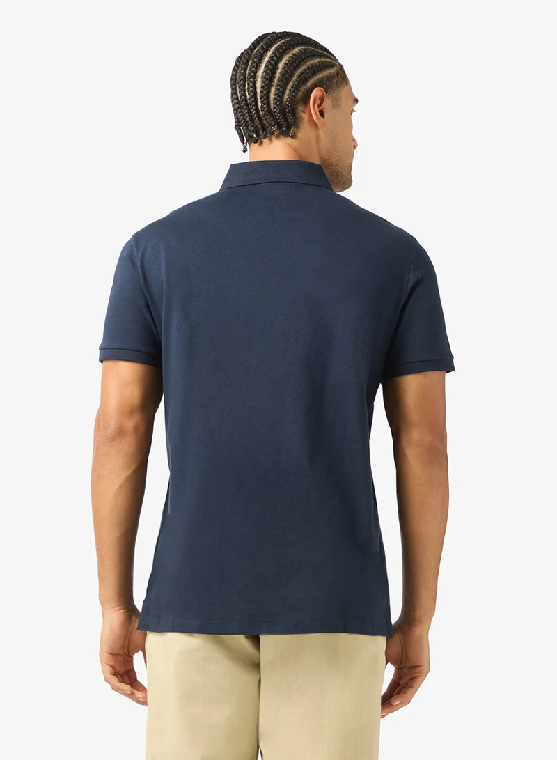 Calvin Klein Jeans Classic Fit Monogram Embroidery Polo Shirt