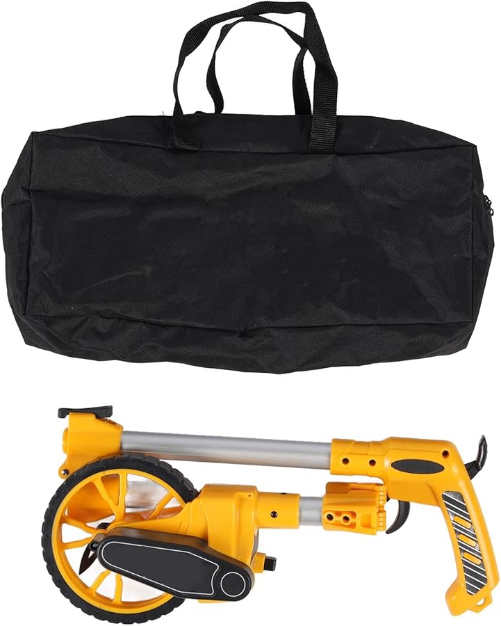 Digital Measuring Wheel 9999 9m Distance Meter Foldable One Key Reset for Builders - Image 1