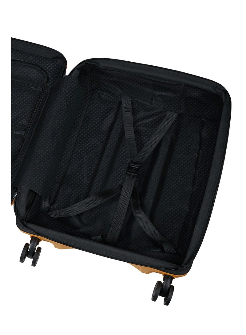 Samsonite حقيبة سفر أبسكيب بحجم كابينة 55 سم / 20 بوصة، 4 عجلات دوارة، بولي بروبيلين، أصفر|جيب شبكي داخلي|قابلة للتوسيع|فاصل قابل للإزالة|قفل TSA|منفذ USB - ضمان دولي لمدة 10 سنوات - Image 4