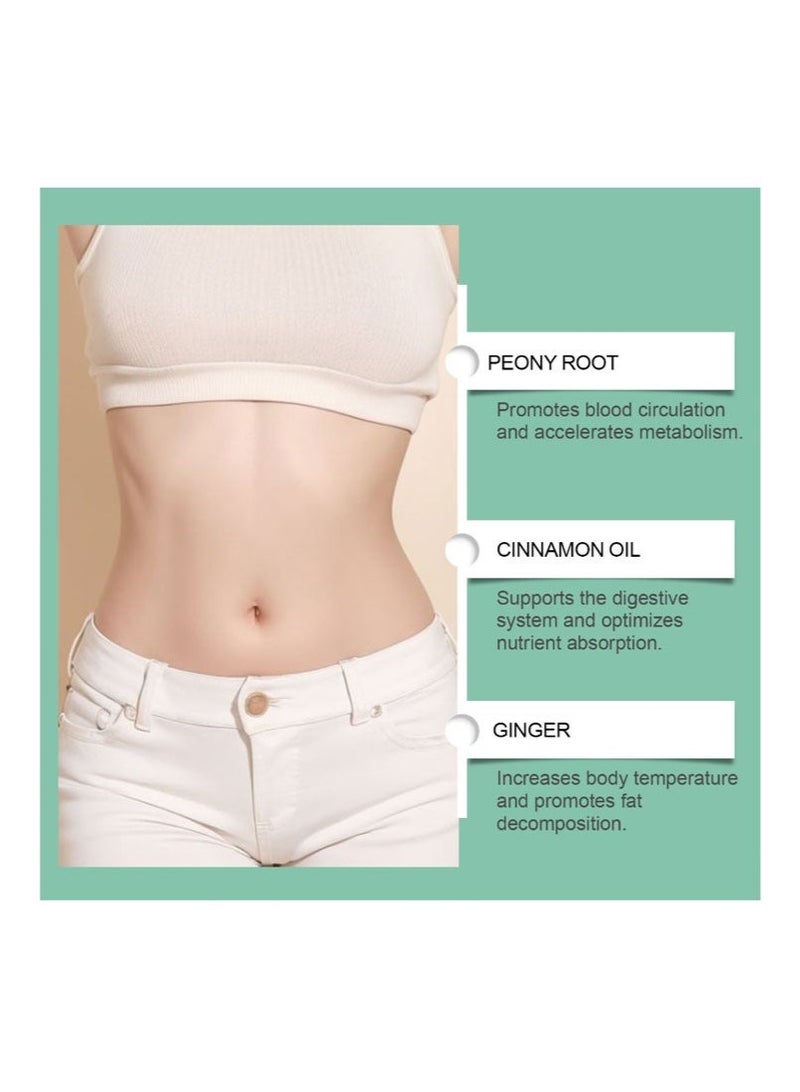 ximonth 30Pcs Slimming Patch Belly Patch,help detoxify toneand tighten skin,Toning Contouring Firming,Thin Pa-tch Navel Stick Burning Fat Weight Loss for Body Beauty,Sweatproof Belly Pa-tches for All People - Image 4