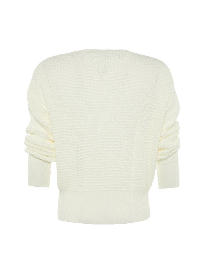 trendyol - Sweater - Ecru - Regular fit - Image 1