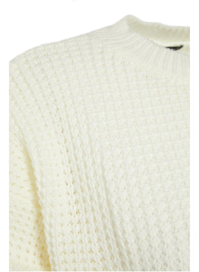trendyol - Sweater - Ecru - Regular fit - Image 1