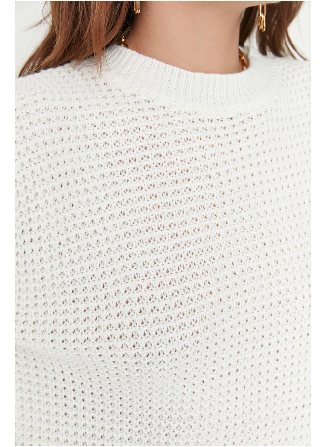 trendyol - Sweater - Ecru - Regular fit - Image 1