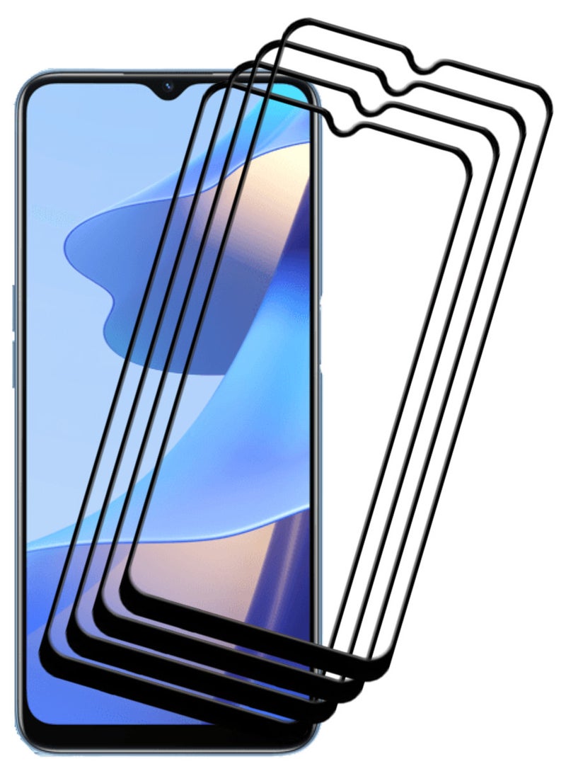 ACLIX 4 Pieces Antistatic ESD Dustproof Premium Quality High Definition Tempered Glass Screen Protector Designed For Oppo A16 - Image 1