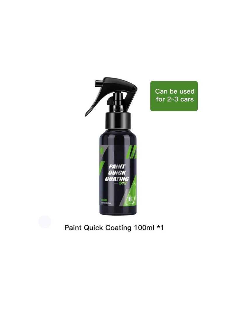 Generic 1-Bottle 100ML Car Paint Quick Coating Care,Nano Long Lasting Protection Hydrophobic Waterproof Spray,Crystal Liquid Polish Wax  - Image 1