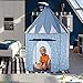 LimitlessFunN Pop Up Kids Play Tent Includes Star Lights Carrying Case Children Indoor Castle Playhouse for Toddlers Boys Girls 41 D x 41 W x 53 H - Image 4