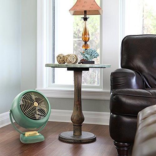 Vornado VFAN™ Sr. Vintage Fan, Large Retro Metal Air Circulator for Cooling & Decor, 3 Speed Settings, Adjustable Tilt, Durable Construction, Powerful Cooling Airflow, Floor Fan for Home, Green - Image 5