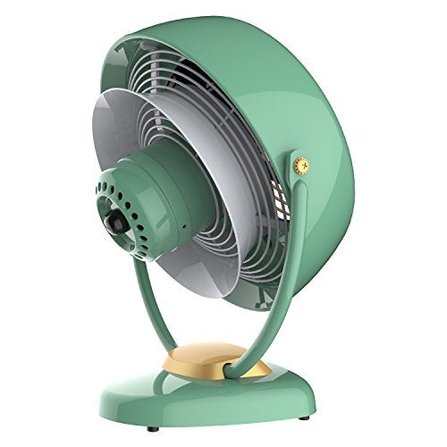 Vornado VFAN™ Sr. Vintage Fan, Large Retro Metal Air Circulator for Cooling & Decor, 3 Speed Settings, Adjustable Tilt, Durable Construction, Powerful Cooling Airflow, Floor Fan for Home, Green - Image 3
