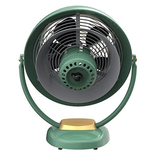 Vornado VFAN™ Sr. Vintage Fan, Large Retro Metal Air Circulator for Cooling & Decor, 3 Speed Settings, Adjustable Tilt, Durable Construction, Powerful Cooling Airflow, Floor Fan for Home, Green - Image 4