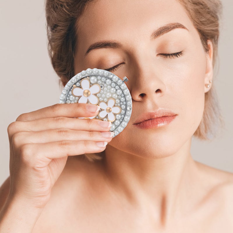 Small Mirror For Purse Mini Mirror Pocket Mirror Cute Pocket Mirror Small Handheld Mirror Travel Mirror - Image 4