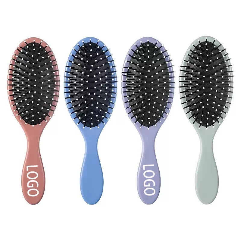Bluejw Logo Hair Brush - Soft Flexible Bristles Hairbrush for Women Men, Detangling Brush for All Hair Types: Wet, Dry, Curly, Straight Hair - Image 2