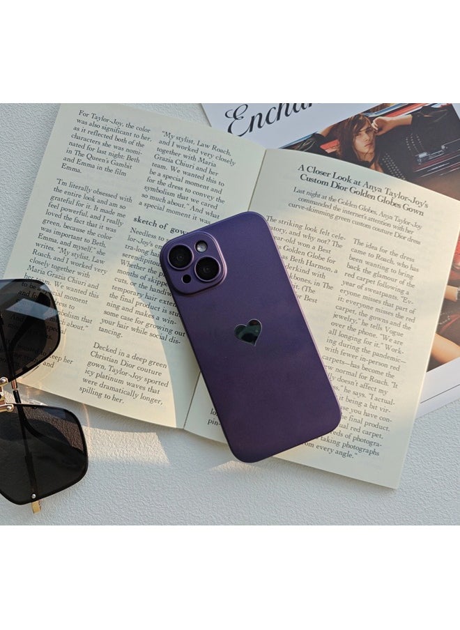 ShebSheb - iPhone 15 Plus Case, Cute Love Phone Cases Cover with Camera Lens Protector - Image 1