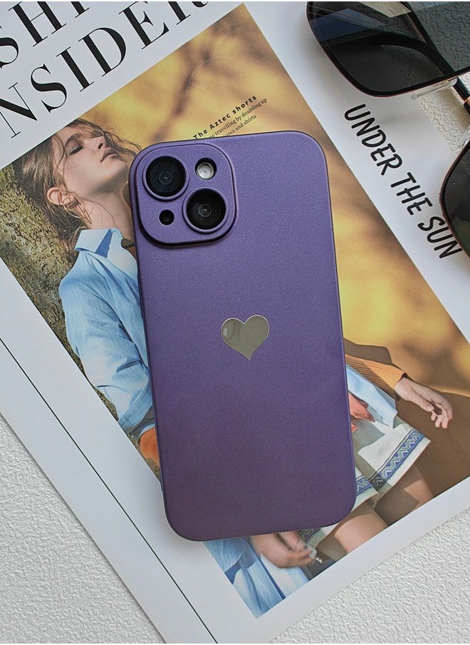 ShebSheb - iPhone 15 Plus Case, Cute Love Phone Cases Cover with Camera Lens Protector - Image 1