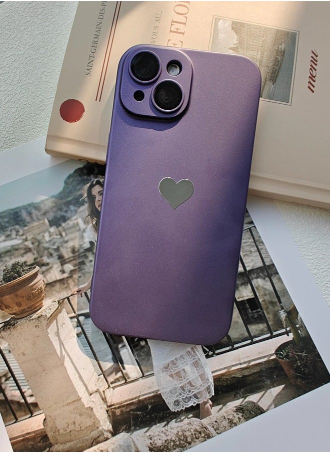 ShebSheb - iPhone 15 Plus Case, Cute Love Phone Cases Cover with Camera Lens Protector - Image 1