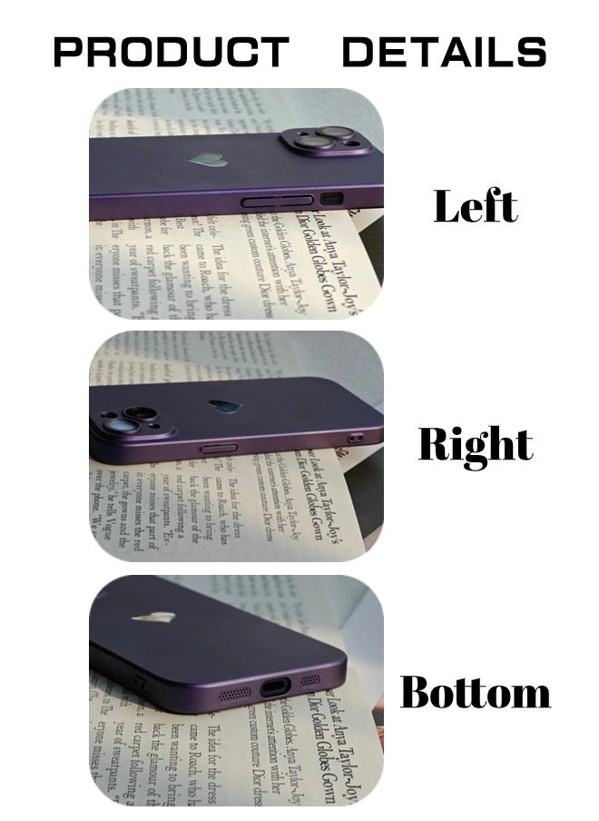 ShebSheb - iPhone 15 Plus Case, Cute Love Phone Cases Cover with Camera Lens Protector - Image 1