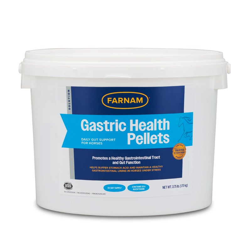 Farnam Gastric Health Pellets, Daily Gut and Digestive Health Supplement for Horses Helps Maintain a Healthy Gastrointestinal Tract and Gut Function - Image 1