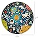 boppi Space Round Jigsaw Puzzle with 100 Recycled Card Solar System Astronauts 150 Pieces for Children 5 6 7 8 Years 58cm Diameter - Image 3