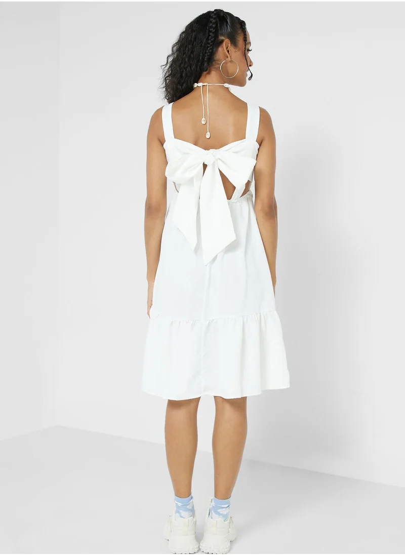 Ginger A Line Back Bow Detail Dress