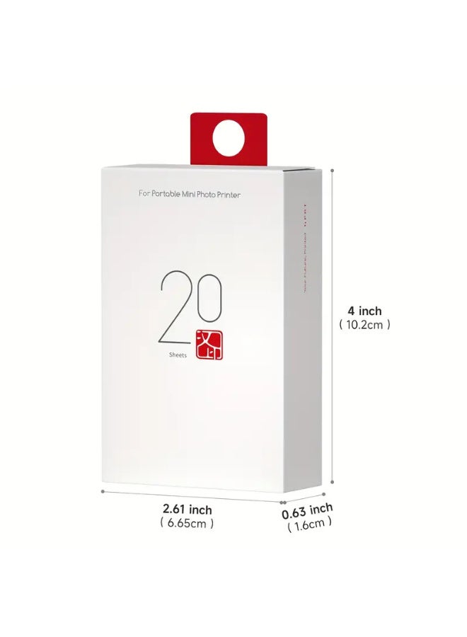 HPRT MT53 ZINK Photo Paper for 3-Inch Printers - 20 Sheets Pack, High-Quality Glossy Finish, Perfect for Family Photos, Portraits & Scenes, Printer Not Included - Image 5