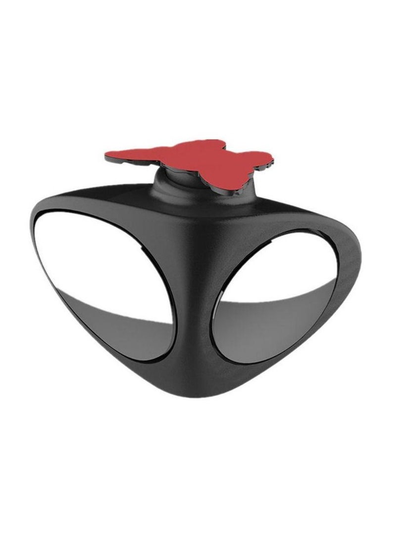 Mirror for Vehicle Wide Angle Mirror 360 Rotating Adjustable Convex Rear View Left Mirror for Safe Parking Black 1Pc - Image 3