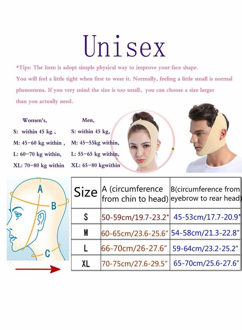 Captaintech Facial Slimming Strap Face Lifting Belt Pain-Free Anti Wrinkle Band Double Chin Reducer Bandage Breathable Ultra-thin Soft Remover V Mask Partner - Image 3