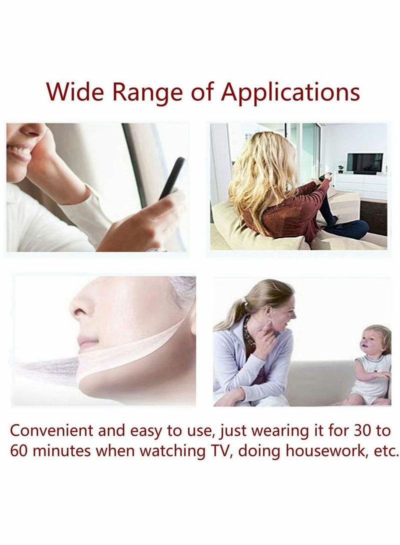 Captaintech Facial Slimming Strap Face Lifting Belt Pain-Free Anti Wrinkle Band Double Chin Reducer Bandage Breathable Ultra-thin Soft Remover V Mask Partner - Image 2