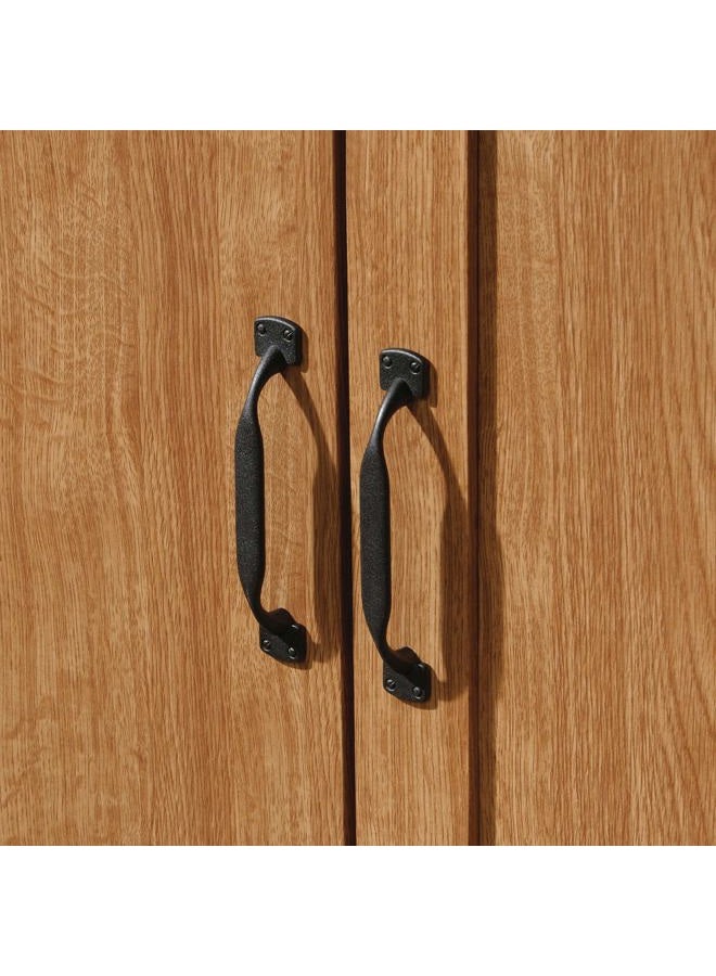 SAUDER Storage Cabinet, Highland Oak Finish - Image 3