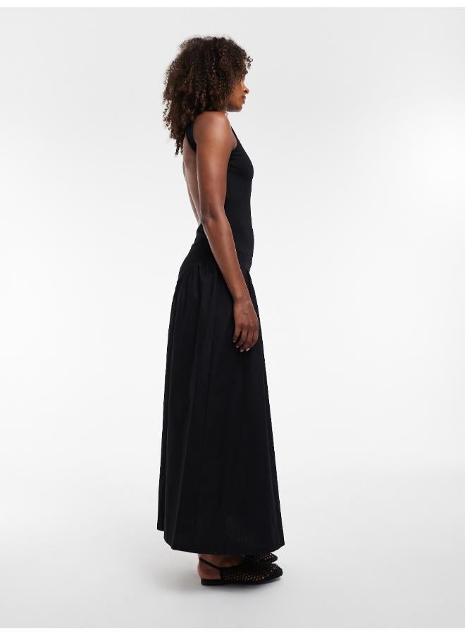 TOPSHOP Casual Short Sleeve Open Maxi Dress - Image 3