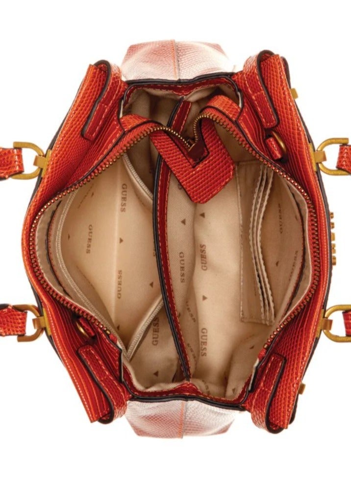 GUESS Sestri croc-look mini handbag  - Image 3