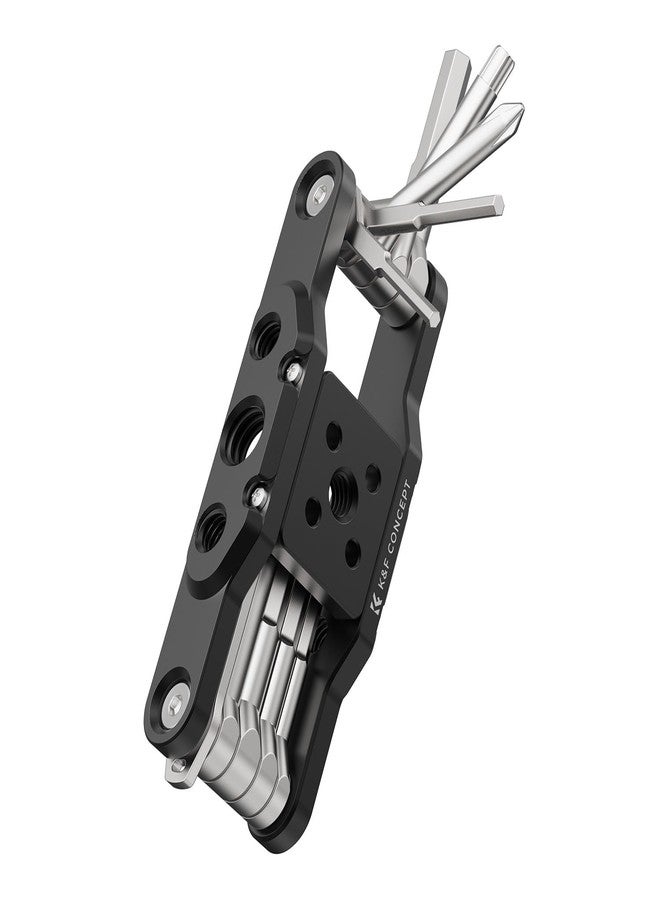 K&F Concept 10-in-1 Camera Multitool, Foldable Tool Set with Screwdriver and Spanner for Photographers - Image 1