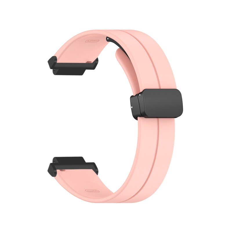 Smartwatch Adjustable Pink Strap: Comfortable Fit - Vibrant Color Personalized Look for Daily Wear, Style Matching & All Wrist Sizes - Image 4